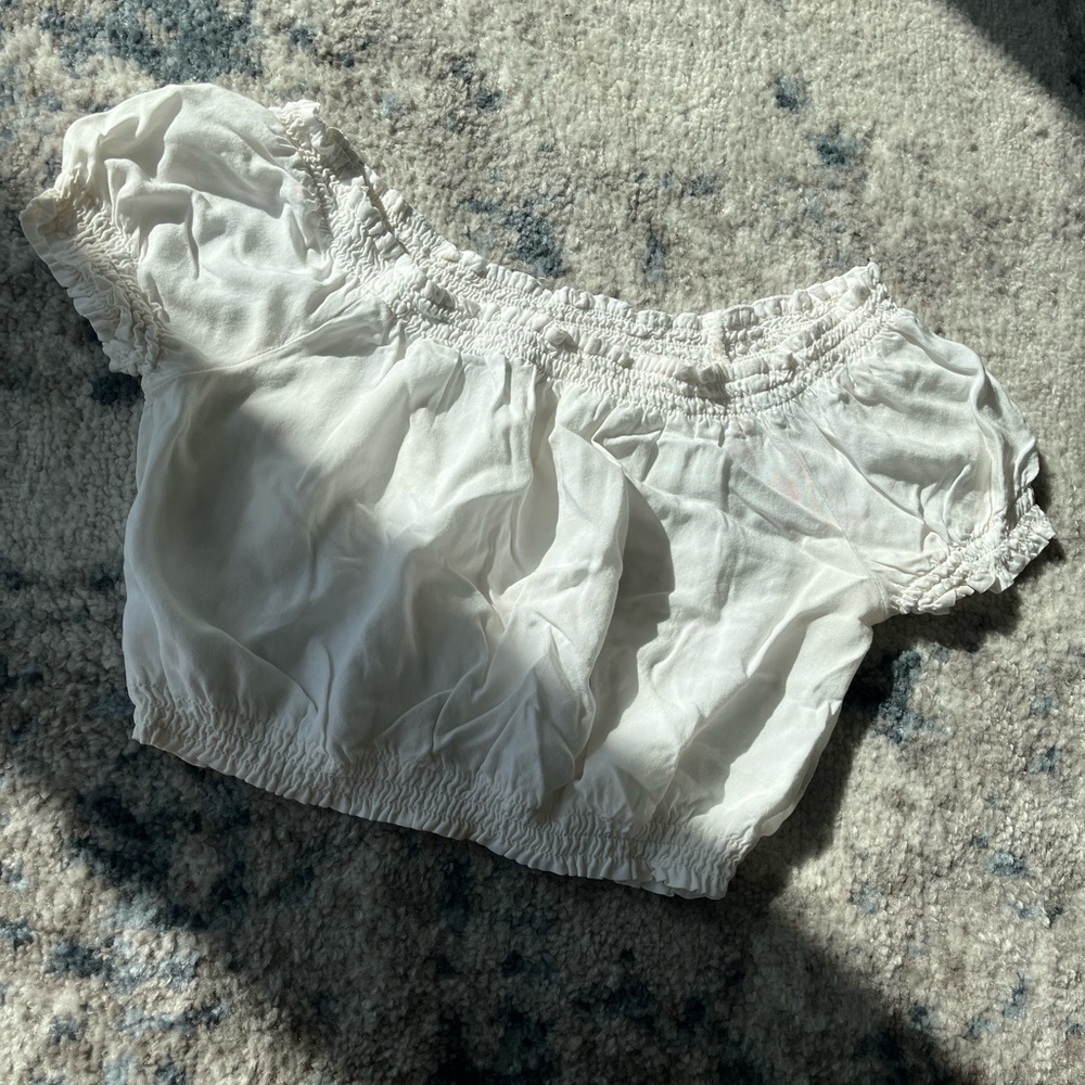 Ruffled crop top